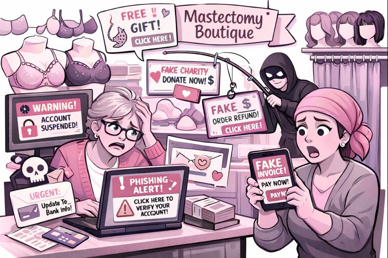 phishing 2 Creative Phishing: 1 Mastectomy Business Can Outsmart 100 Scams boutique
