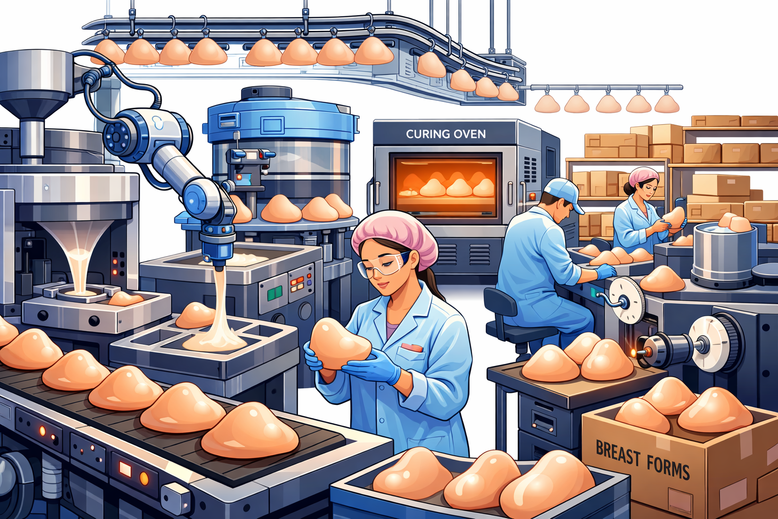 dmepos, external breast prosthesis, mastectomy fitting, breast form manufacturing,